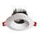 Designers Fountain 3 inch White 3000K Canless Remodel Baffle Integrated LED Recessed Light Kit EV36081WH30 - alternate 1
